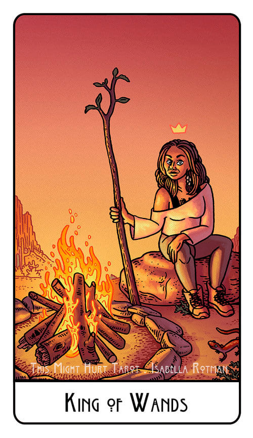 Король жезлов — This Might Hurt Tarot