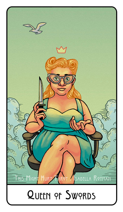 Королева мечей — This Might Hurt Tarot