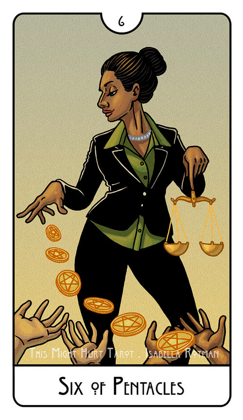 Шестёрка пентаклей