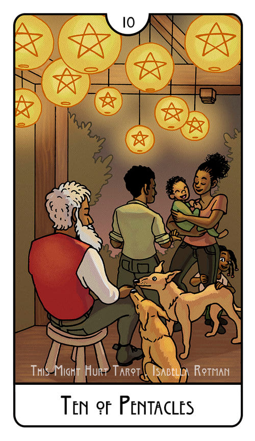 Десятка пентаклей