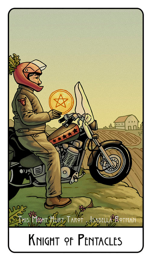 Рыцарь пентаклей — This Might Hurt Tarot