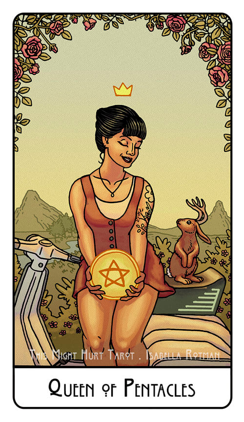 Королева пентаклей — This Might Hurt Tarot