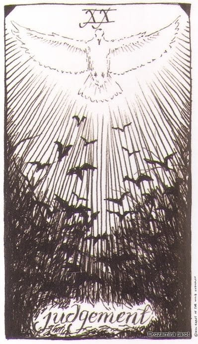 Суд — Дикое Неизвестное Таро