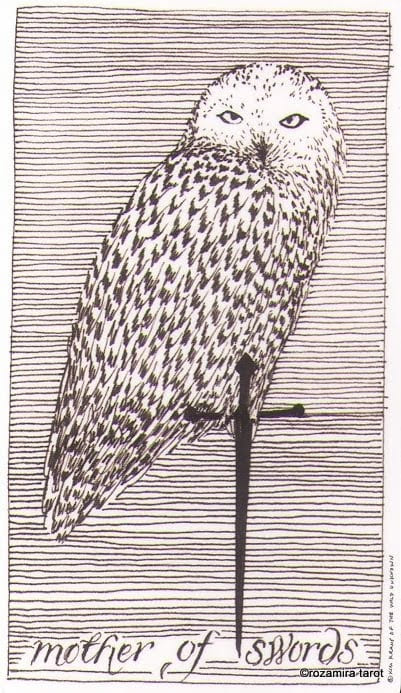 Королева мечей — Дикое Неизвестное Таро