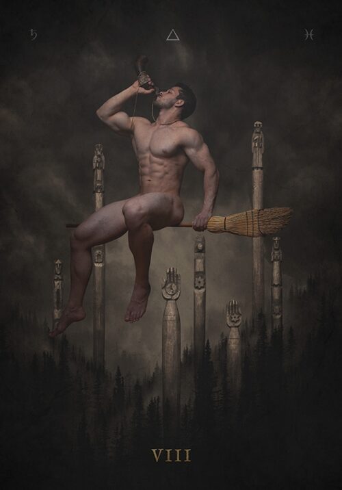 Восьмёрка жезлов — Шаббат Таро