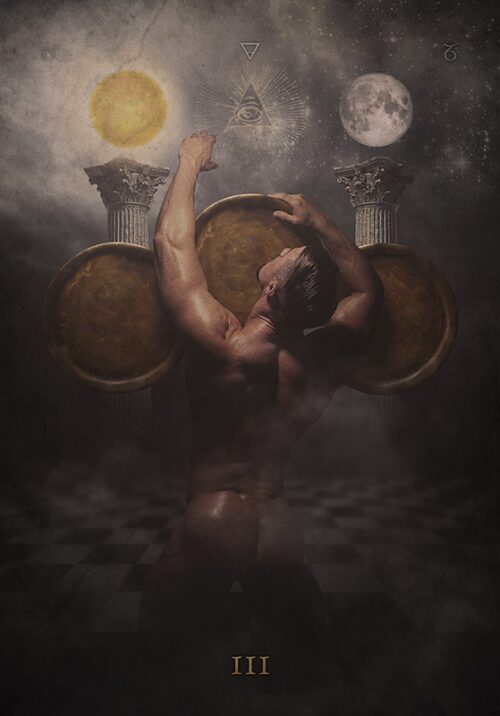 Тройка пентаклей — Шаббат Таро