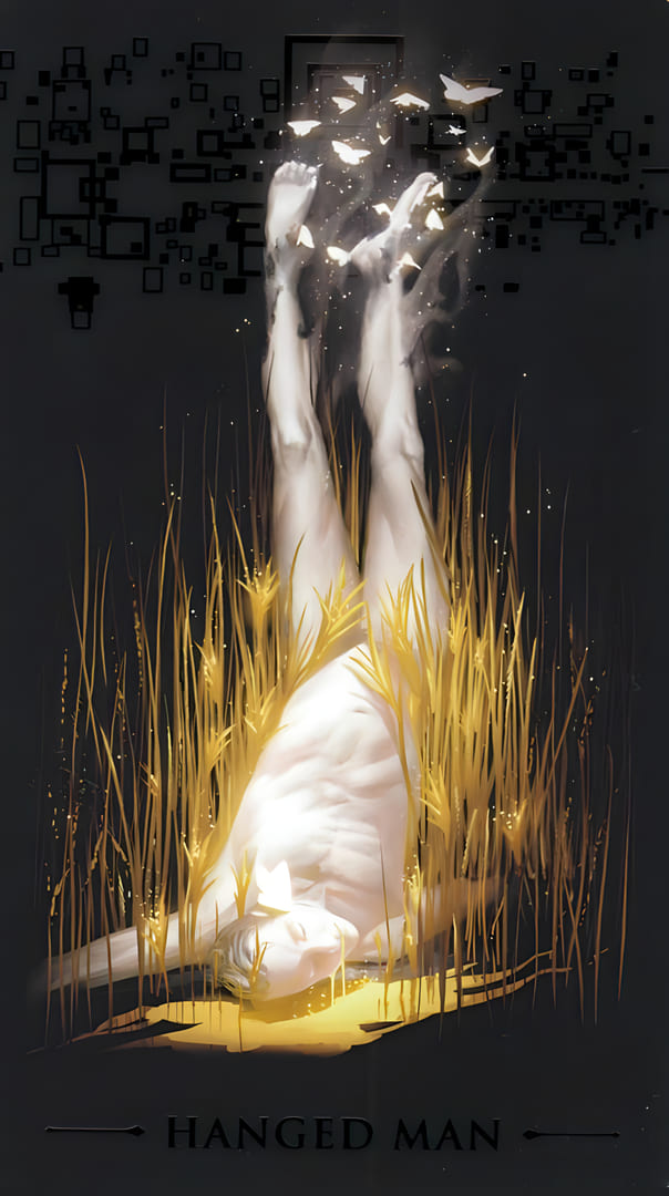 Повешенный — Настоящее Черное Таро