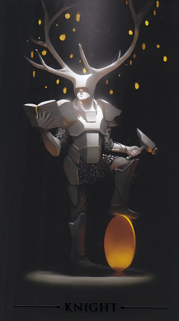 Рыцарь пентаклей — Настоящее Черное Таро