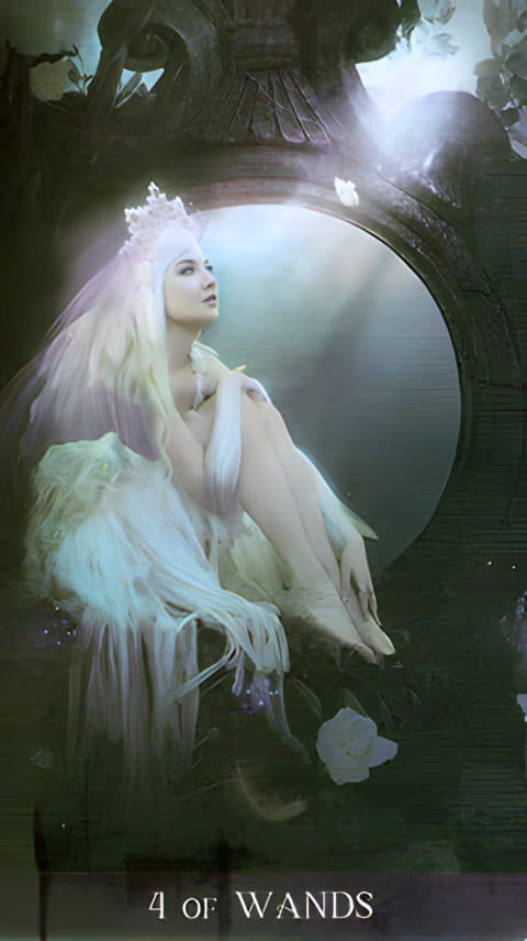 Четверка жезлов — Таро Ночи