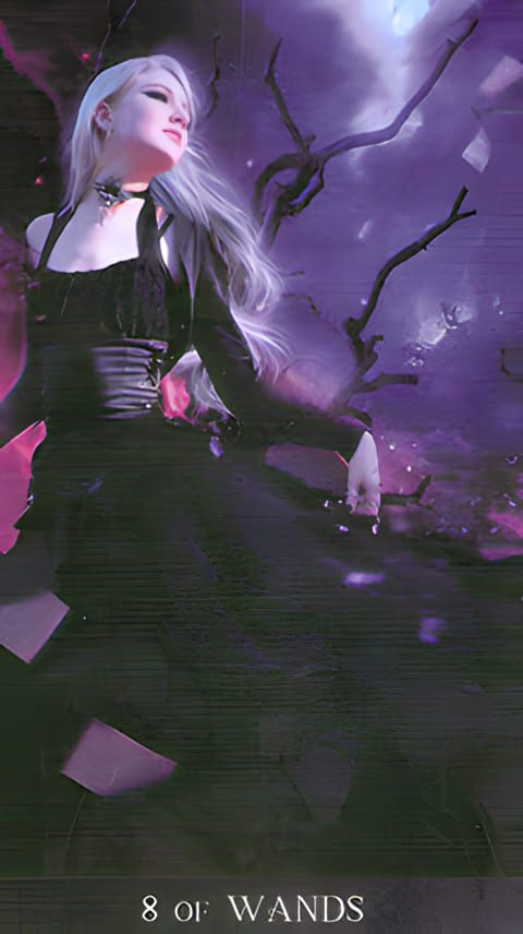 Восьмёрка жезлов — Таро Ночи