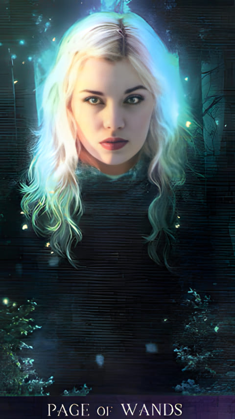 Паж жезлов — Таро Ночи