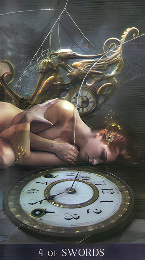 Четверка мечей — Таро Ночи