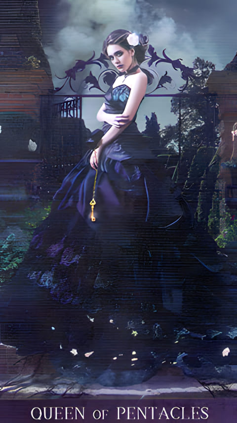 Королева пентаклей — Таро Ночи