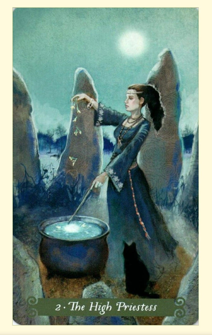 Верховная жрица — Таро Зелёной Ведьмы