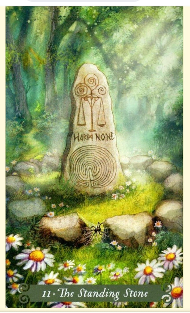 Справедливость — Таро Зелёной Ведьмы