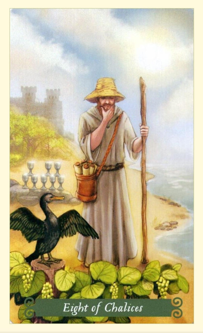 Восьмёрка чаш — Таро Зелёной Ведьмы