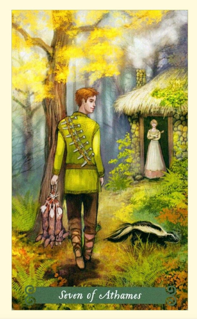 Семёрка мечей — Таро Зелёной Ведьмы