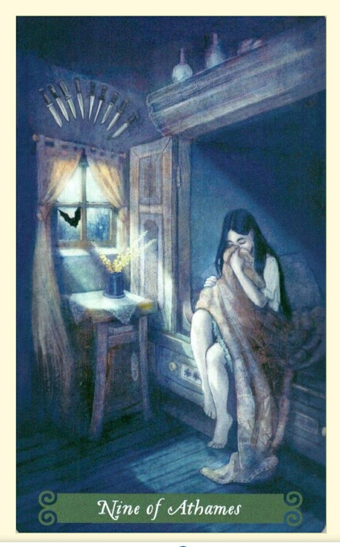 Девятка мечей — Таро Зелёной Ведьмы