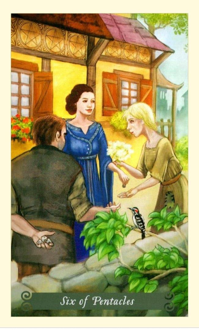 Шестёрка пентаклей