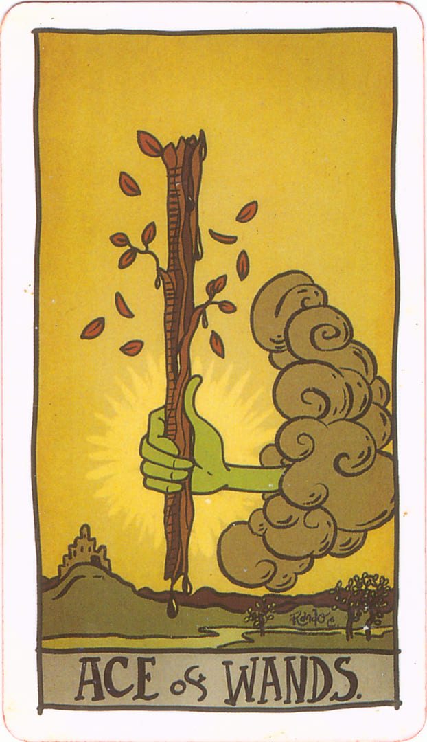 Туз жезлов — Tarot of the Unknown