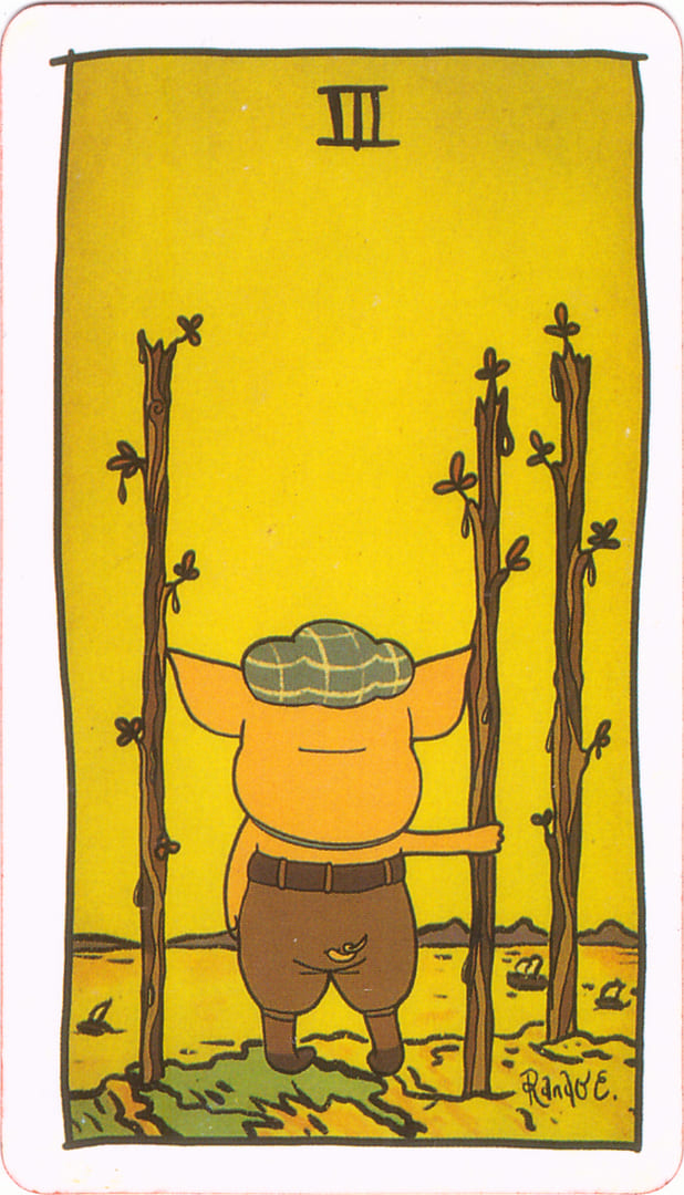 Тройка жезлов — Tarot of the Unknown