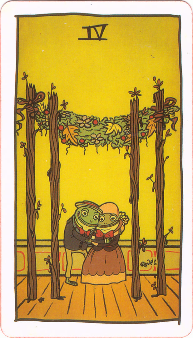Четверка жезлов — Tarot of the Unknown