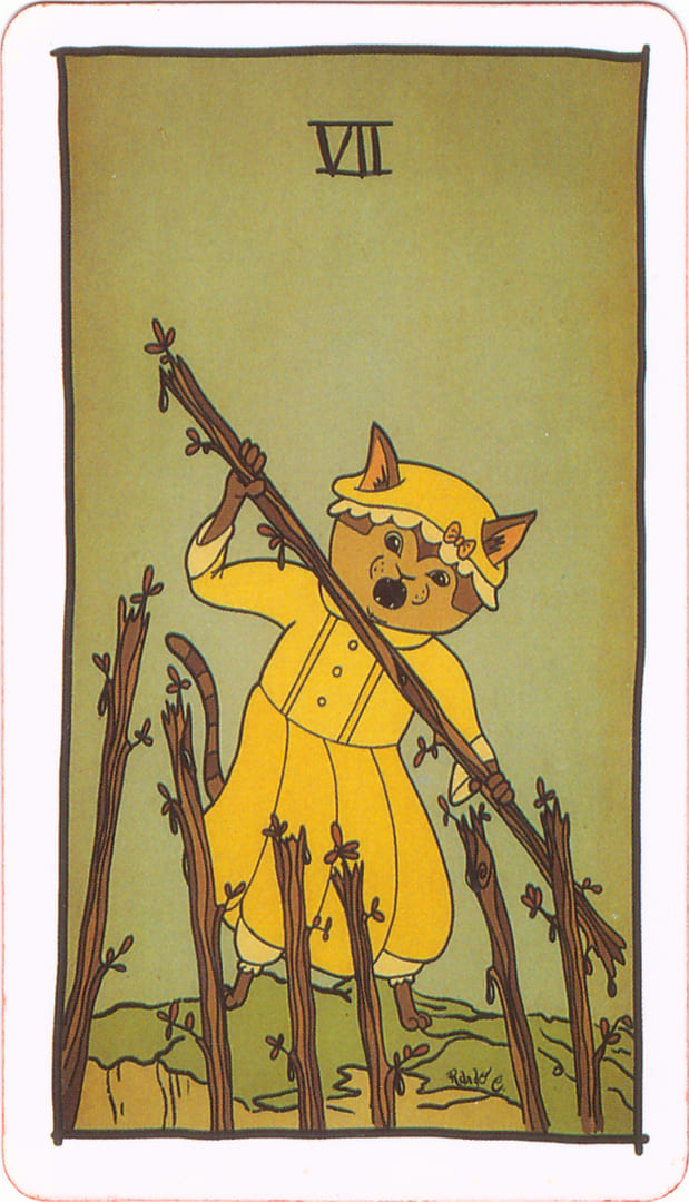 Семёрка жезлов — Tarot of the Unknown
