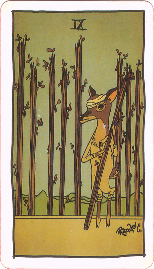 Девятка жезлов — Tarot of the Unknown