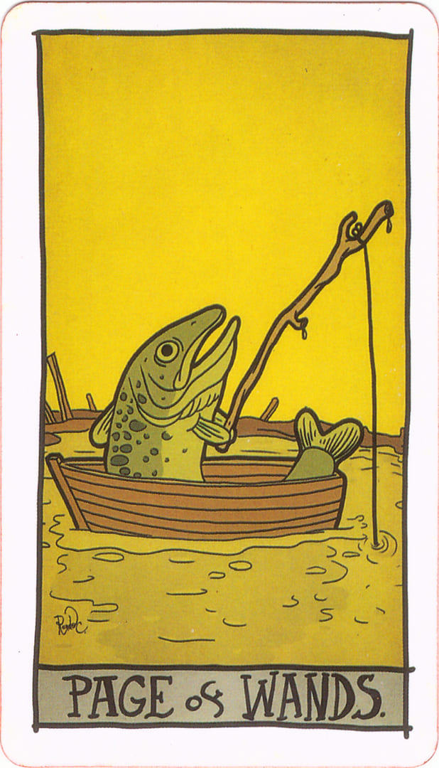 Паж жезлов — Tarot of the Unknown