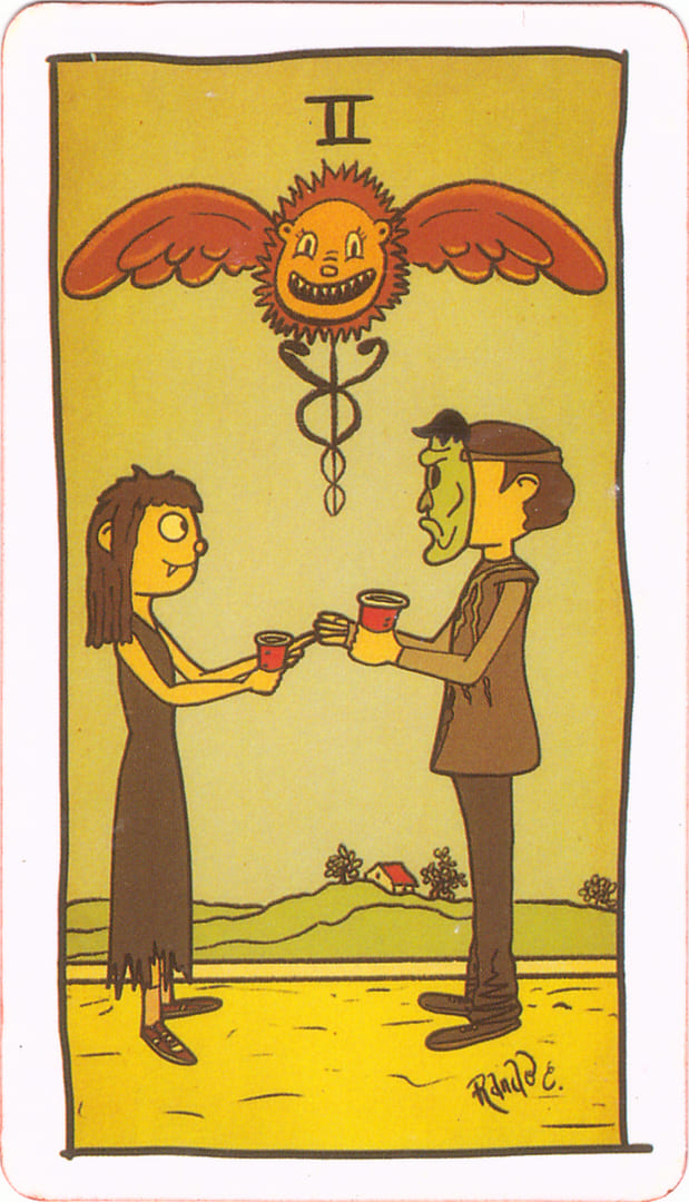 Двойка чаш — Tarot of the Unknown