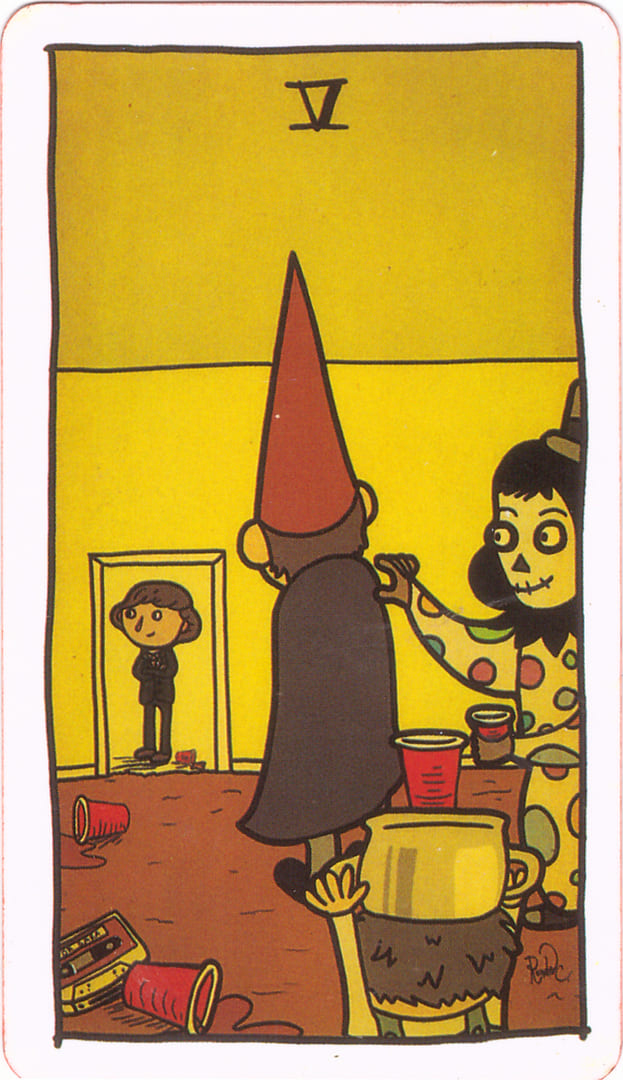 Пятёрка чаш — Tarot of the Unknown