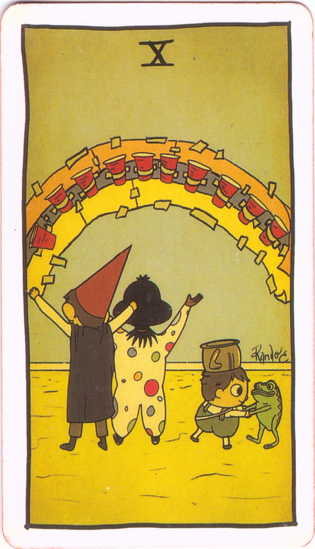 Десятка чаш — Tarot of the Unknown