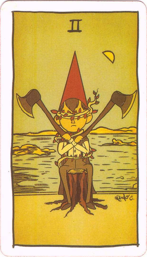 Двойка мечей — Tarot of the Unknown