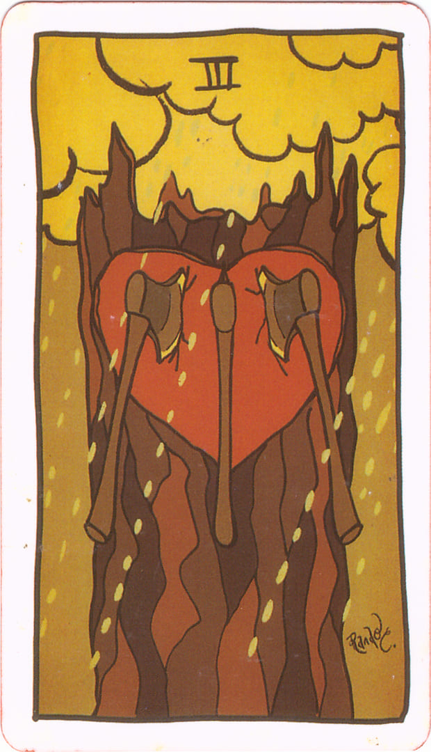 Тройка мечей — Tarot of the Unknown