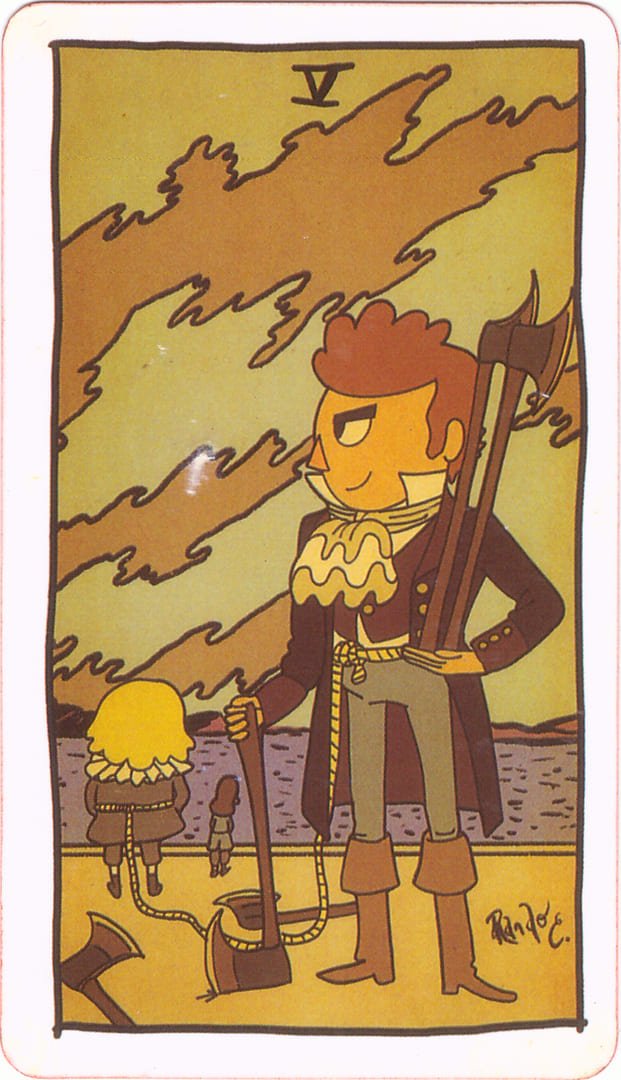 Пятёрка мечей — Tarot of the Unknown