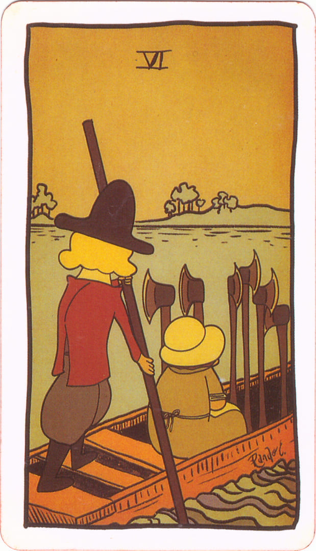 Шестёрка мечей — Tarot of the Unknown