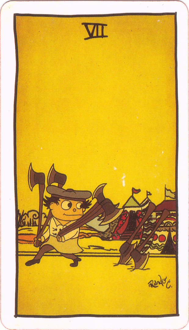 Семёрка мечей — Tarot of the Unknown