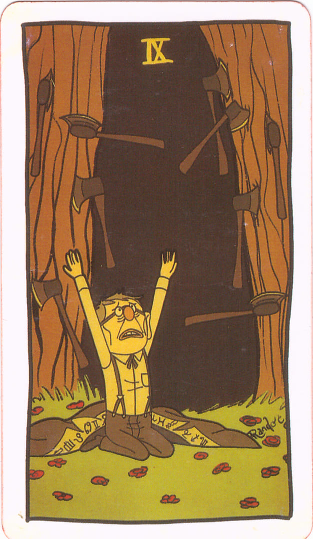Девятка мечей — Tarot of the Unknown