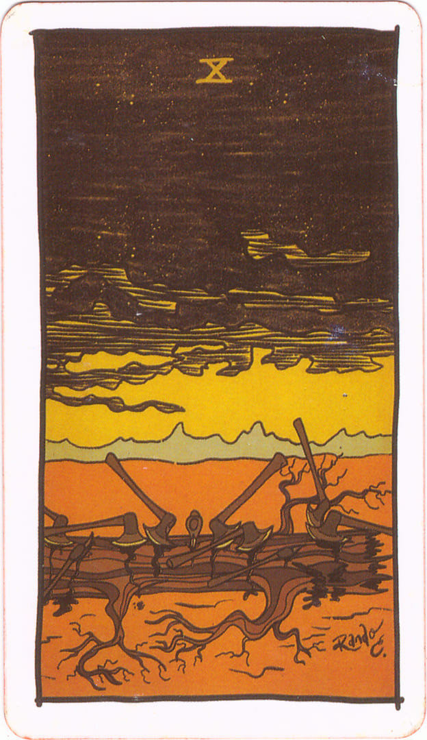 Десятка мечей — Tarot of the Unknown