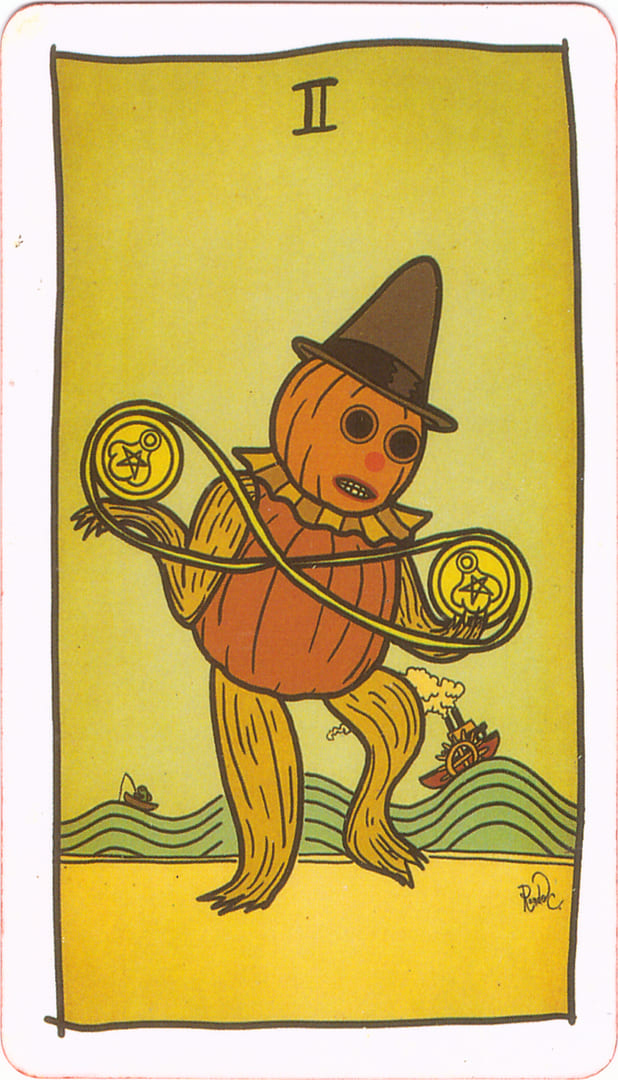 Двойка пентаклей — Tarot of the Unknown