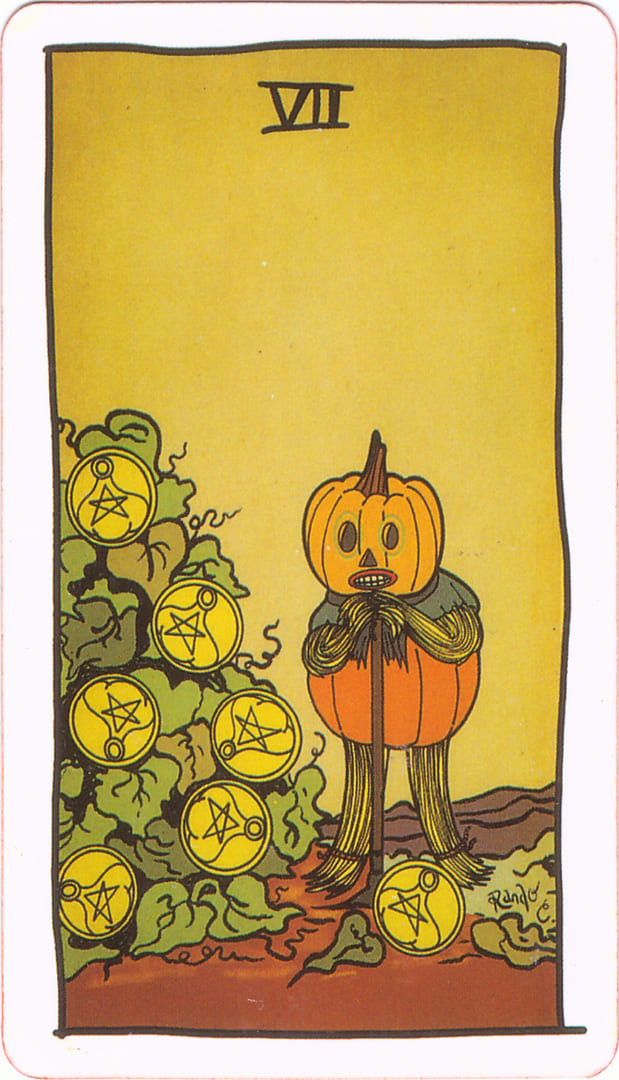 Семёрка пентаклей — Tarot of the Unknown
