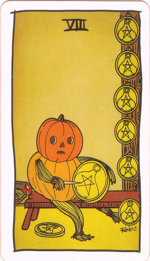 Восьмёрка пентаклей — Tarot of the Unknown