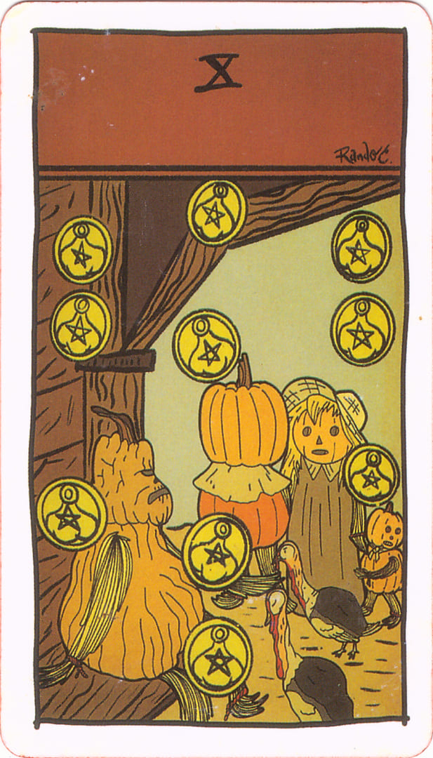 Десятка пентаклей — Tarot of the Unknown