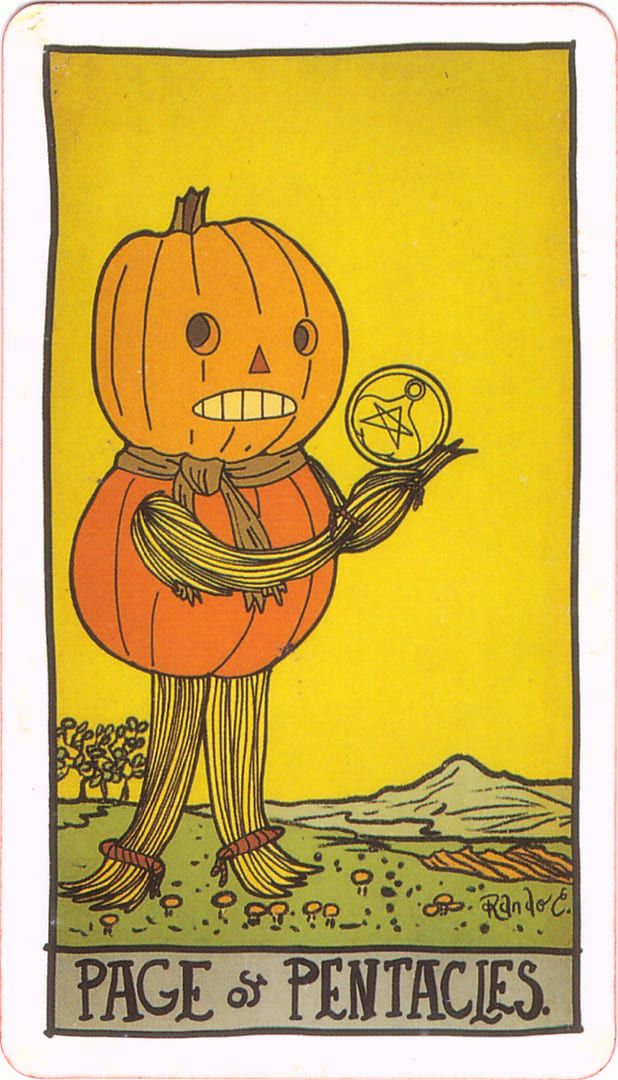 Паж пентаклей — Tarot of the Unknown