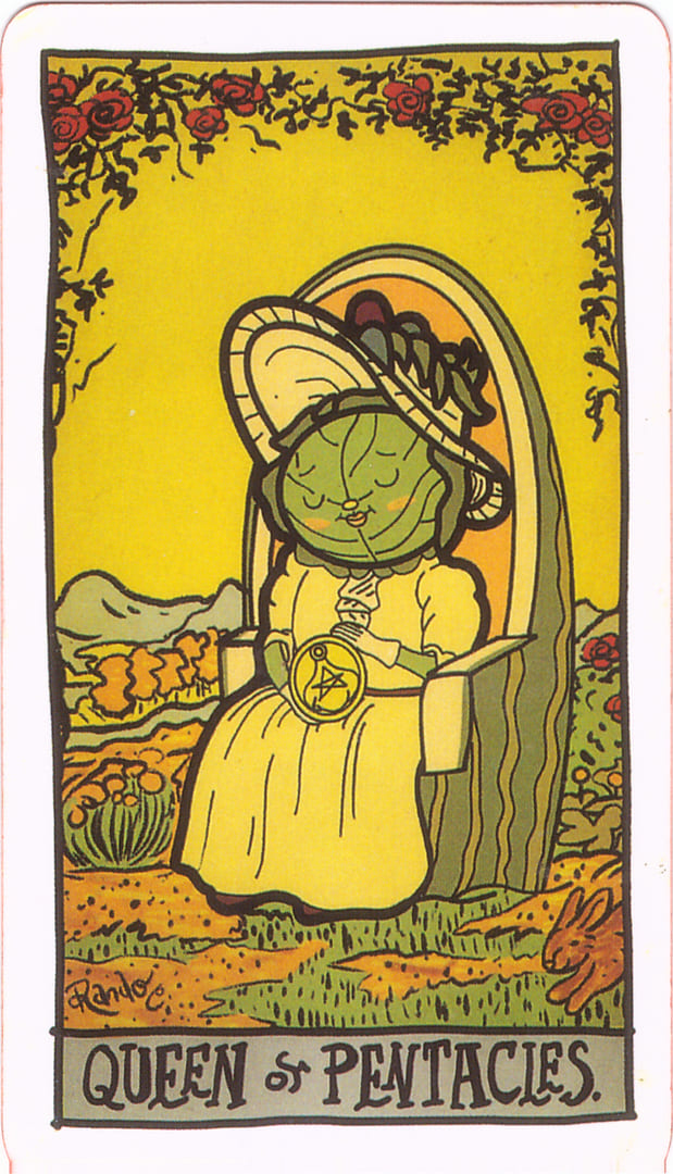 Королева пентаклей — Tarot of the Unknown