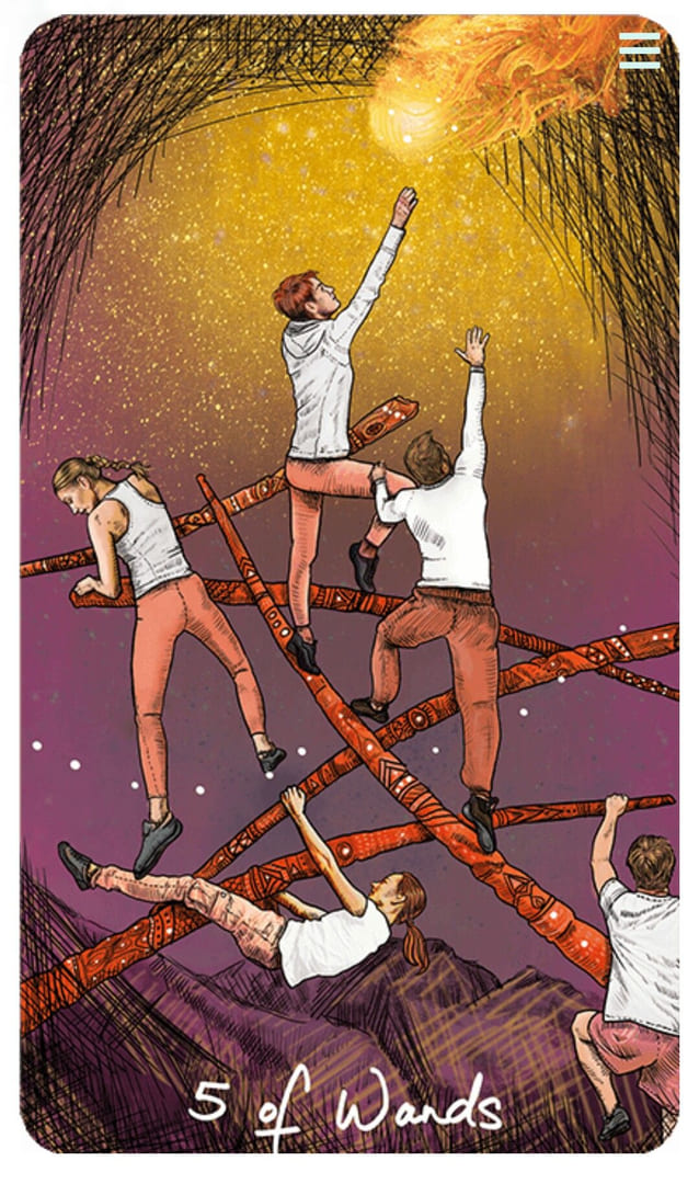 Пятёрка жезлов