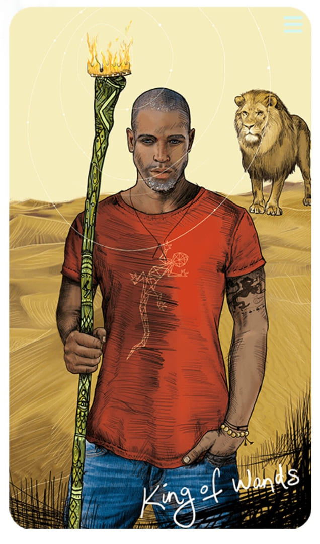 Король жезлов — Таро Светлого провидца