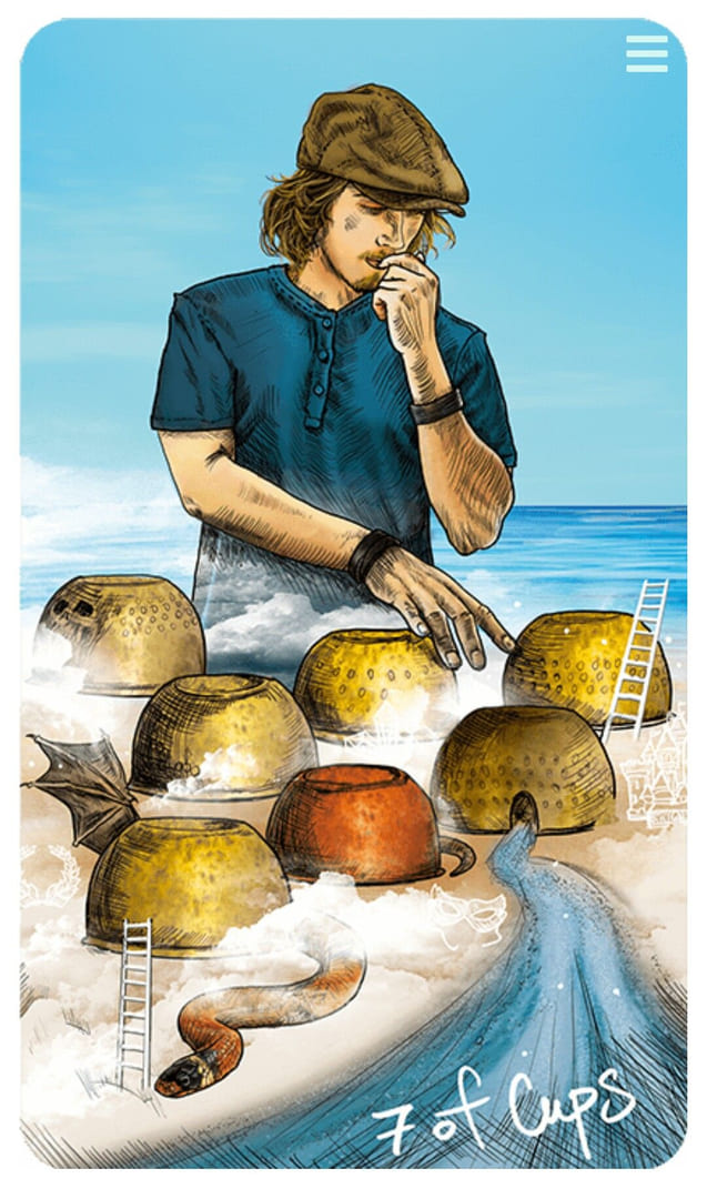 Семёрка чаш — Таро Светлого провидца