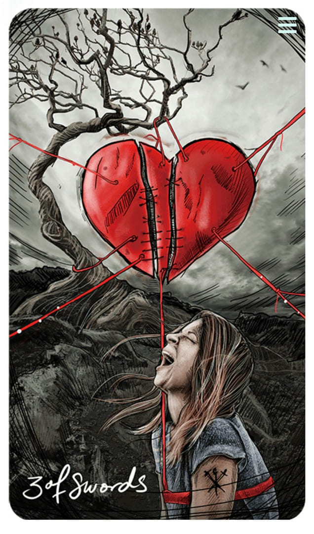 Тройка мечей — Таро Светлого провидца