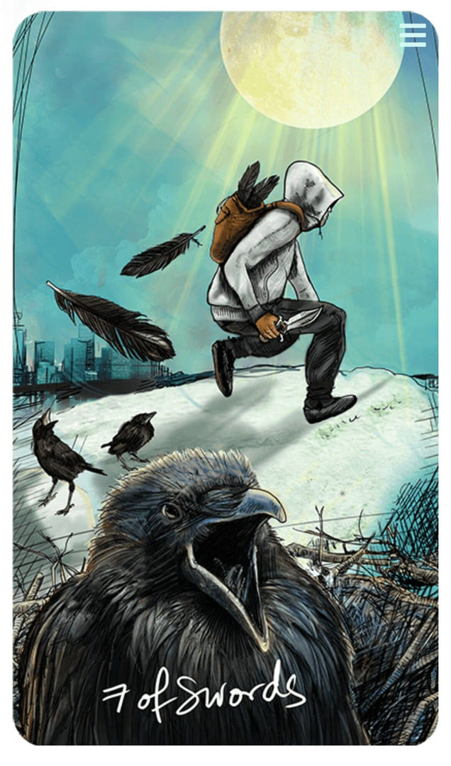 Семёрка мечей — Таро Светлого провидца